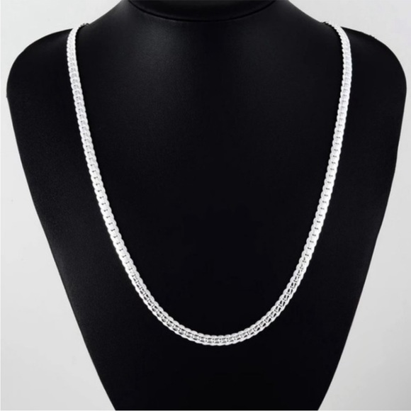 NEW 20'' 925 Sterling Silver Braided Snake Chain - Picture 3 of 11